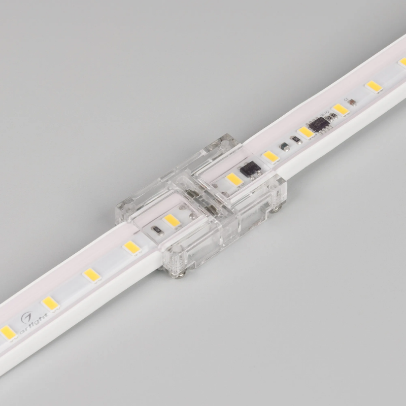 Коннектор прямой для ленты ARL-50000PV (15.5x6mm) прозрачный (Arlight, Пластик) 027067