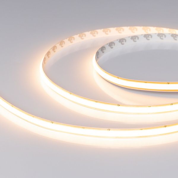 Светодиодная лента SOB-M288-10mm 24V Warm2700 (10 W/m, IP20, 5m) (Arlight, резка 1 светодиод) 062071