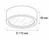 M04-525-175 black 4000K светильник потолочный