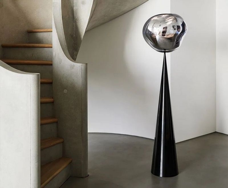 Торшер Tom Dixon Melt Cone Fat gold