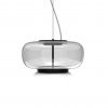 Подвесной светильник Vistosi FARO SP P Crystal/black