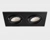 SAG203-4 black/black светильник встраиваемый поворотный