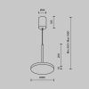 Подвесной светильник Maytoni P076PL-L12W4K-B