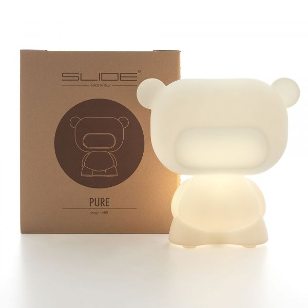 Настольная лампа Slide PURE white