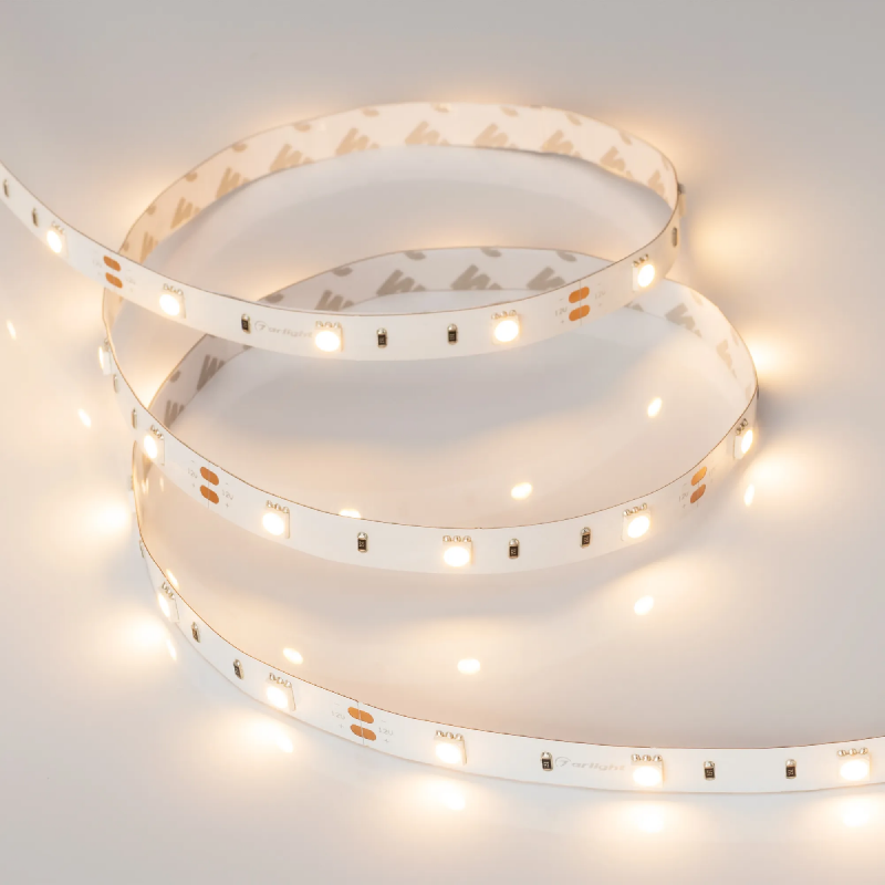 Светодиодная лента RT-B30-10mm 12V Warm2700 (7.2 W/m, IP20, 5060, 5m) (Arlight, 7.2 Вт/м, IP20) 010594(2)