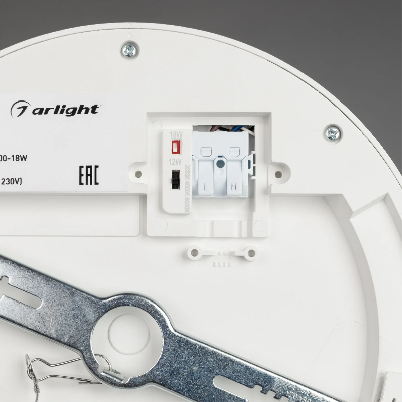Светильник CL-FIOKK-R180-12W Day4000-MIX (WH, 120 deg, 230V) (Arlight, IP44 Пластик, 3 года) 034466