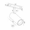 Светодиодный светильник для магнитной системы Ledron Pular 24 Zigbee White
