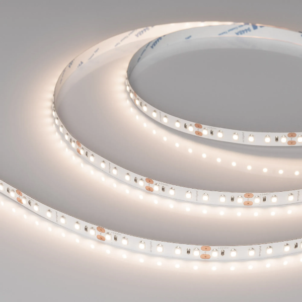 Светодиодная лента NT-A120-8mm 24V Warm3500 (9.6 W/m, IP20, 3528, 5m) (Arlight, Открытый) 040569