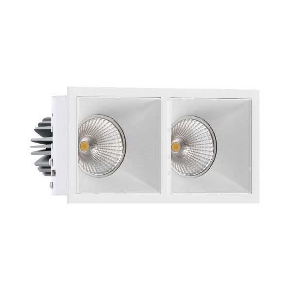 Встраиваемый светодиодный светильник Ledron RISE KIT 2 LED 3000K White