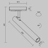 Трековый светильник Technical TR141-1-6W3K-M-W