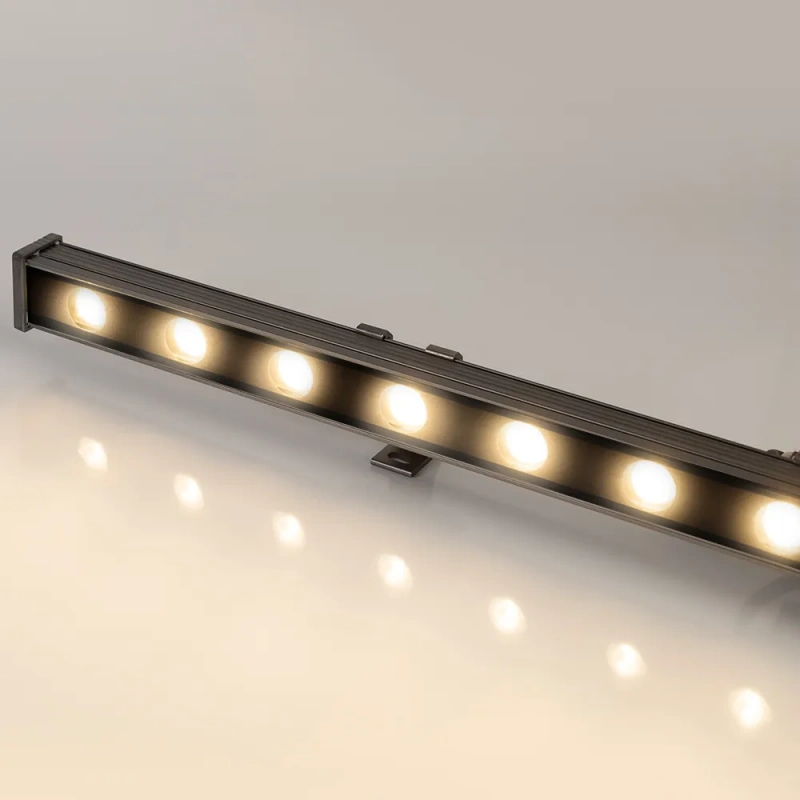 Линейный прожектор AR-LINE-1000-18W Warm3000 (GR, 15x60 deg, 230V) (Arlight, IP65 Металл, 3 года) 041730