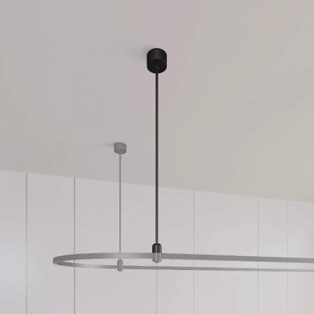 Подвес жесткий с питанием ART-APRIORI-ROD-A-L200-POWER (BK) (Arlight, IP20 Металл, 3 года) 039634