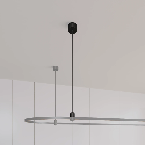 Подвес жесткий с питанием ART-APRIORI-ROD-A-L400-POWER (BK) (Arlight, IP20 Металл, 3 года) 039636