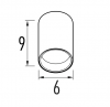 Потолочный светильник Oty Light Pop P07 IP65 7W 3000K 36 Bronze on/off