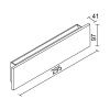 Настенный светодиодный светильник Ledron GW-M066-295 Wooden White