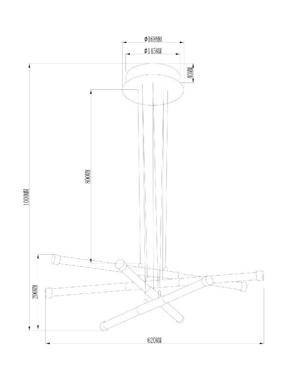 Подвесной светильник Freya FR6098PL-L64BZ