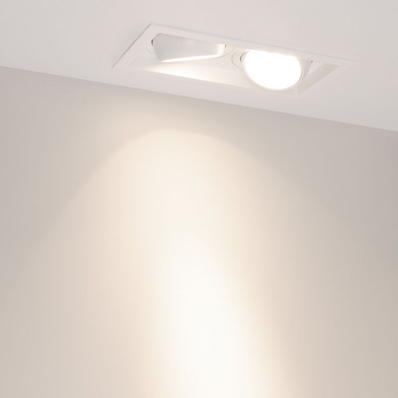 Светильник MS-VORTEX-BUILT-S250x140-2x30W Day4000 (WH-WH, 17 deg, 230V) (Arlight, IP20 Металл, 5 лет) 057765