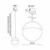 Подвесной светодиодный светильник Ledron SAGITONY R BASIC T128 White TRIAC