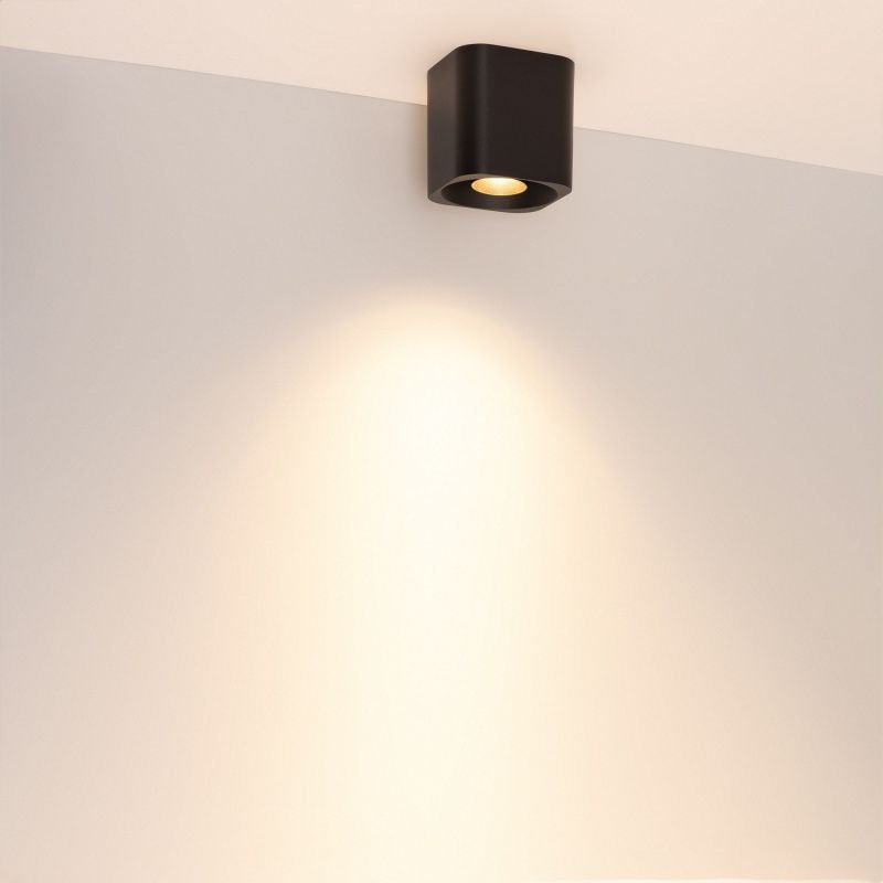 Светильник SP-ACENTO-S95x95-10W Warm2700 (BK, 20-45 deg, 230V) (Arlight, IP20 Металл, 5 лет) 055749