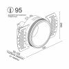 Встраиваемый светильник под сменную лампу Ledron KEA R H KIT1 White