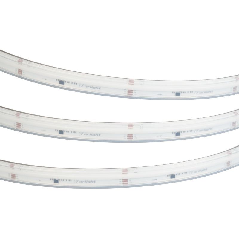 Светодиодная лента герметичная DMX-COB-PS-X1008-21mm 24V RGB-PX126 (11 W/m, IP67, CSP, 5m) (Arlight, -) 059821