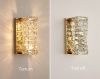 Настенный светильник 6005W/S gold/clear
