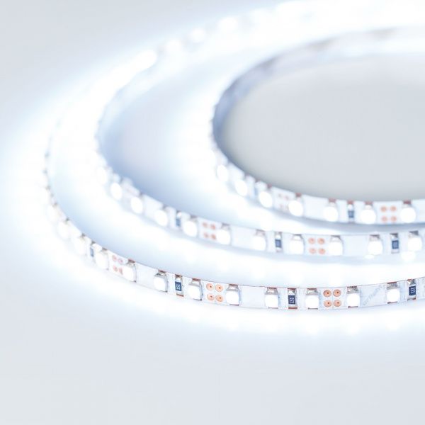 Светодиодная лента RT-A120-5mm 12V Cool 15K (9.6 W/m, IP20, 2835, 5m) (Arlight, 9.6 Вт/м, IP20) 015212(2)
