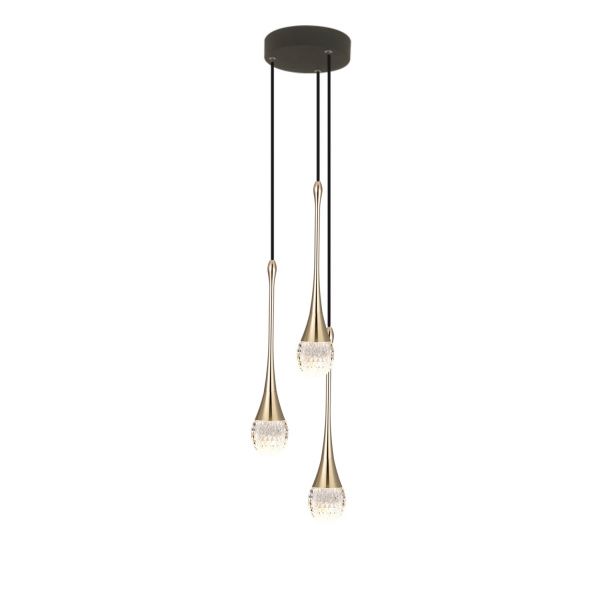 Подвесной светильник P0844-3B gold