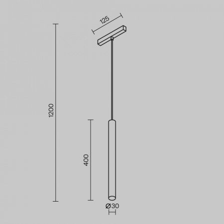 Трековый светильник Technical TR257-4-7WTW-M-B