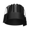 IT08-8035 black 4000K светильник встраиваемый влагозащищенный