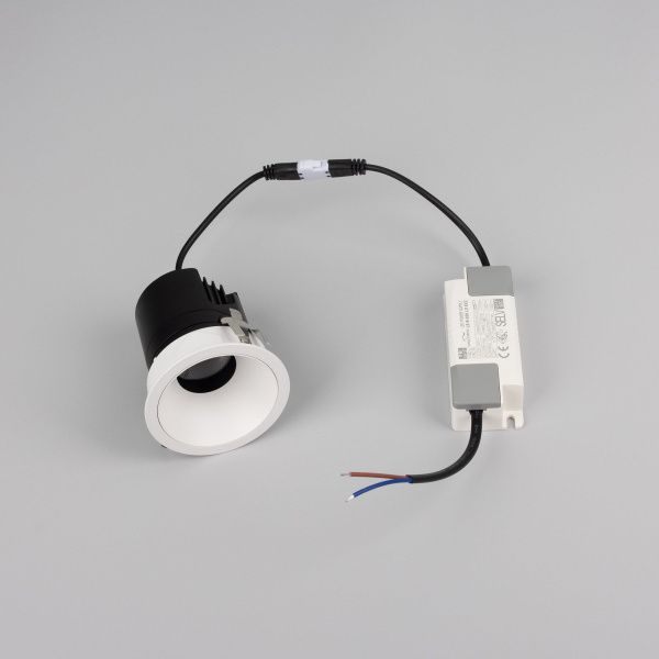 Светильник MS-ARADO-BUILT-R65-9W Warm3000 (WH-WH, 24 deg, 230V) (Arlight, IP20 Металл, 5 лет) 059105