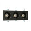 Встраиваемый светильник под сменную лампу Ledron AO1501091 SQ3 Black