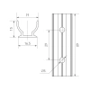 Держатель ARL-MOONLIGHT-R18-CLIP-TU CLEAR (Arlight, Пластик) 031458