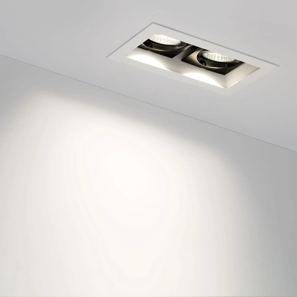 Светильник CL-KARDAN-S180x102-2x9W Day (WH-BK, 38 deg) (Arlight, IP20 Металл, 3 года) 024129