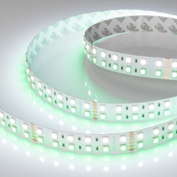 Светодиодная лента RT-B144-19mm 24V RGBW-White (32 W/m, IP20, 5060, 5m) (Arlight, 32 Вт/м, IP20) 011823(2)