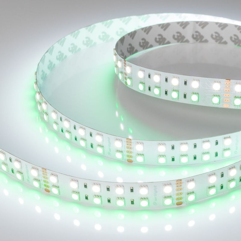Светодиодная лента RT-B144-19mm 24V RGBW-White (32 W/m, IP20, 5060, 5m) (Arlight, 32 Вт/м, IP20) 011823(2)