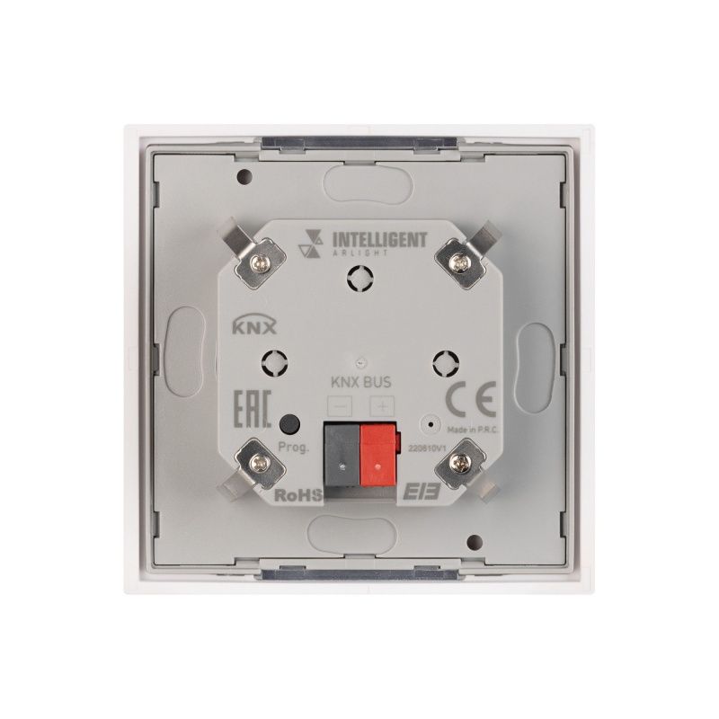 INTELLIGENT ARLIGHT Кнопочная панель KNX-301-22-8-SH-IN White (BUS, Frame) (IARL, IP20 Пластик, 3 года) 037723