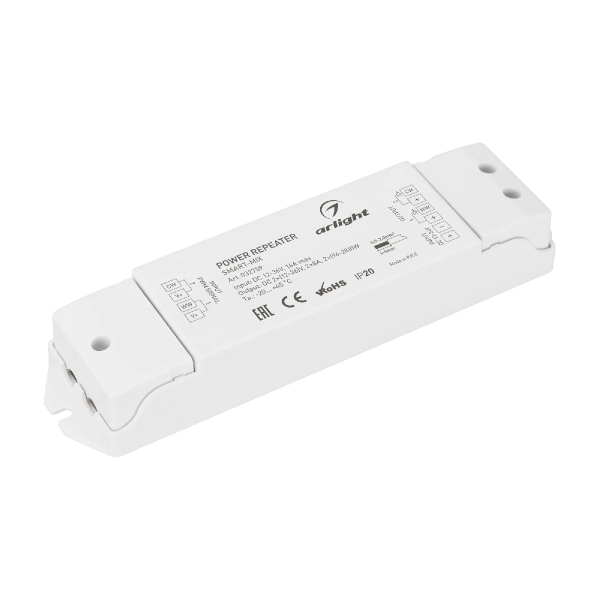 Усилитель SMART-MIX (12-36V, 2x8A) (Arlight, IP20 Пластик, 5 лет) 032759