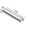 Трековый светильник Technical TR106-4-12W-DS-B