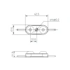Модуль герметичный ARL-ORION-R07-12V Cool (2835, 2 LED, 170 deg) (Arlight, Закрытый) 028775