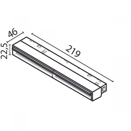 Трековый светильник Technical TR106-4-12W-DS-B