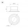 Светильник MS-BREEZE-BUILT-R104-12W Day4000 (BK, 85 deg, 230V) (Arlight, IP20 Металл, 3 года) 035612