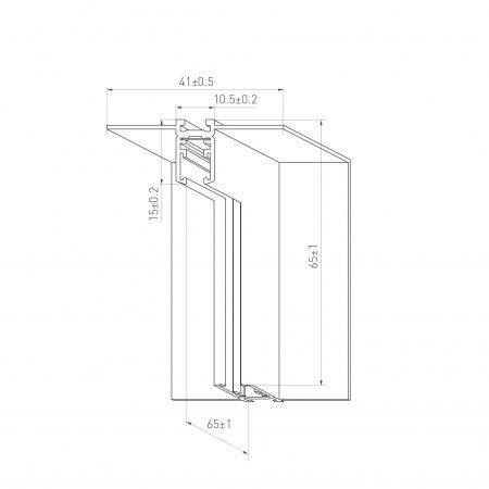 Коннектор угловой MAG-MICROCOSM-CON-FDW-L90-INT (BK) (Arlight, IP20 Металл, 3 года) 051939
