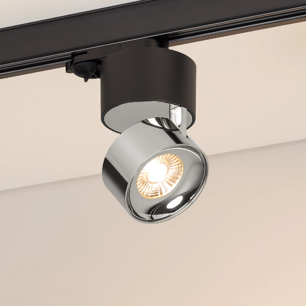 Светильник SP-PLURIO-TRACK-4TR-R77-9W Warm3000 (BK-CHR, 36 deg, 230V) (Arlight, IP20 Металл, 3 года) 038125