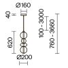Подвесной светильник Maytoni MOD307PL-L36BS3K