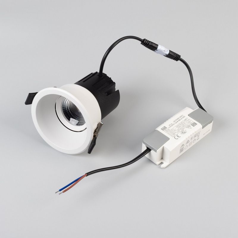 Светильник MS-FLOW-BUILT-R85-6W Day4000 (WH, 38 deg, 230V) (Arlight, IP20 Металл, 5 лет) 060948
