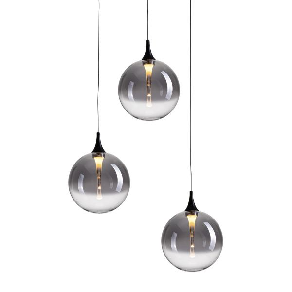 Подвесной светильник MD23001045H-3A black/smoky
