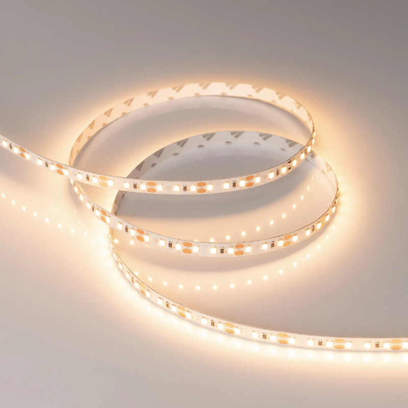 Светодиодная лента RT-A120-8mm 12V Warm3000 (14.4 W/m, IP20, 2835, 5m) (Arlight, Открытый) 024340(2)