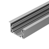 Профиль с экраном S2-LINIA69-F-2500 ANOD+OPAL (Arlight, Алюминий) 021177