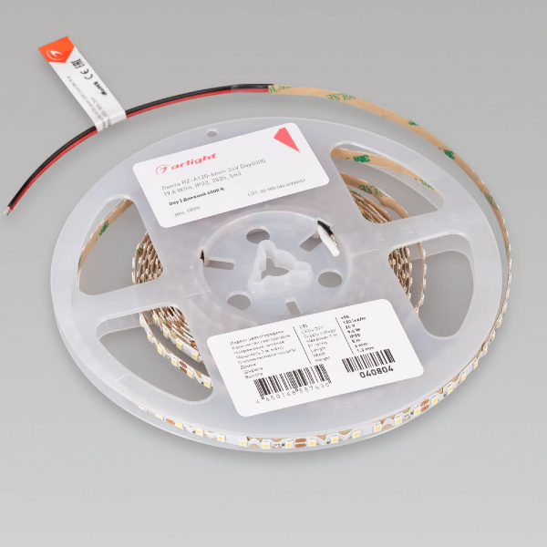 Светодиодная лента RZ-A120-6mm 24V Day4000 (9.6 W/m, IP20, 2835, 5m) (Arlight, -) 040804
